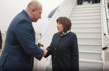 Sahibə Qafarovanın başçılıq etdiyi nümayəndə heyəti Tbilisiyə səfər edib - FOTO