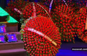 Ильхам Алиев и Мехрибан Алиева отправили венок на церемонию прощания с Расимом Балаевым