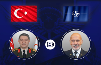 Bayraktaroğlu ilə NATO-nun admiralı təhlükəsizlik məsələlərini müzakirə ediblər - FOTO