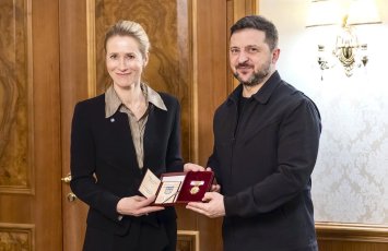 Zelenski “Şahzadə Olqa” ordeni ilə təltif edildi