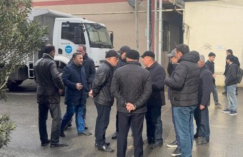 ADSEA sədri üzərində evlər tikilən kollektorun çökdüyü ərazidə olub  - VİDEO+FOTOLAR