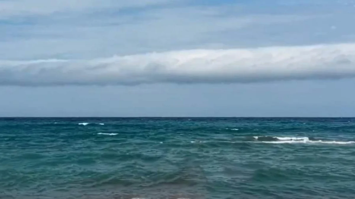 В Турции сообщили о необычном облаке над Черным морем