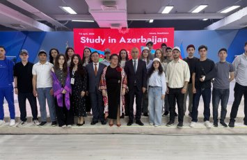 ADNSU Almatıda keçirilən “Study in Azerbaijan” sərgisində yüksək səviyyədə təmsil olundu - FOTO