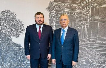 Ukrayna səfiri Eldar Əzizovla görüşdü - FOTO