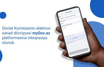 Dövlət Komitəsinin elektron sənəd dövriyyəsi myGov platformasına inteqrasiya olunub