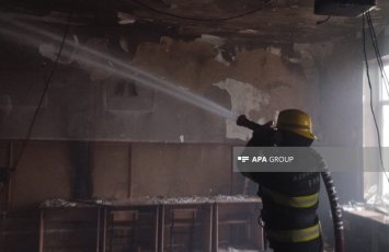 В Шамкире в школе произошел пожар