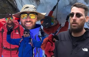 “Dolu fırtınası oldu, duman gəldi, insan özünü buz çatlarının üzərində tapa bilərdi” - alpinist qarşılaşdığı təhlükədən danışdı-FOTO+ÖZƏL
