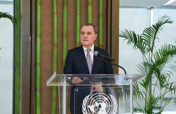Ceyhun Bayramov BMT tədbirində Azərbaycanın çoxtərəfli əməkdaşlığa sadiqliyini bildirdi