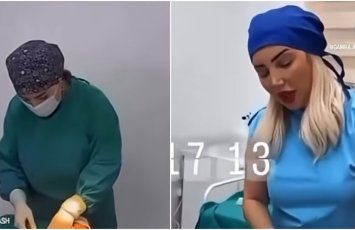 Daha bir saxta həkim qalmaqalı: Katibə cərrahlıq edir? – VİDEO