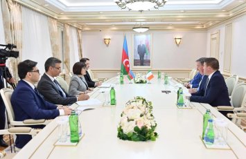 Сахиба Гафарова и Тони МакКормак обсудили мирный процесс между Баку и Ереваном-ФОТО