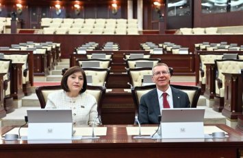 Latviya Prezidenti Milli Məclisin sədri ilə görüşdə Azərbaycanı strateji tərəfdaş kimi səciyyələndirib