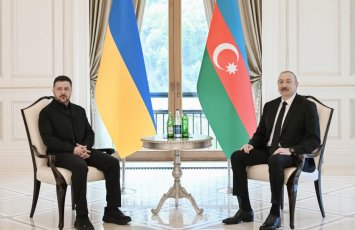 İlham Əliyevin Qəbələdə Volodimir Zelenski ilə təkbətək görüşü oldu - FOTO/VİDEO