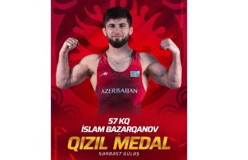 Азербайджанский борец стал чемпионом Европы