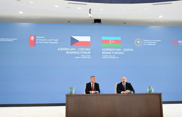 Qəbələdə Azərbaycan-Çexiya biznes-forumu keçirildi - FOTO - YENİLƏNİB