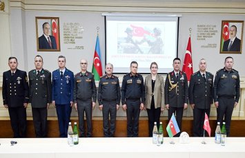Azərbaycan və Türkiyə hərbçiləri kütləvi qırğın silahlarından mühafizə üzrə görüş keçiriblər - FOTO