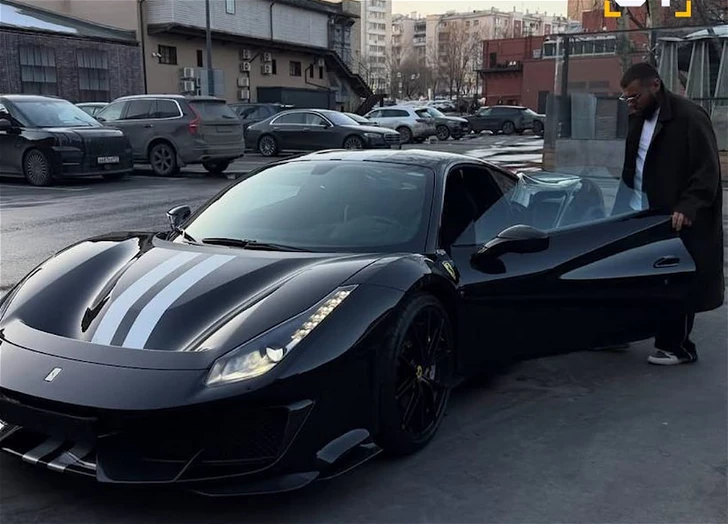 Рэпер Navai попал в ДТП на Ferrari-ВИДЕО