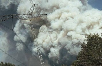 Çernobılda  böyük yanğın başlandı...- SÖNDÜRMƏK OLMUR!..-FOTOLAR