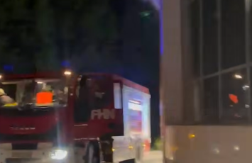 Azərbaycanda hoteldə yanğın olub - VİDEO