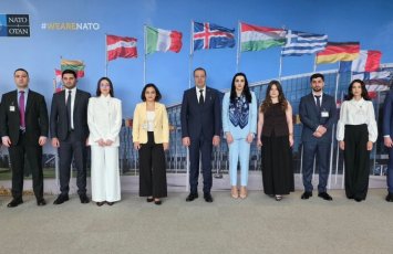 Azərbaycanın gənc diplomatları NATO-nun mənzil-qərargahında səfərdədir