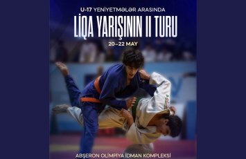 Abşeron Olimpiya İdman Kompleksində cüdo üzrə yeniyetmələrin Liqa yarışı keçiriləcək