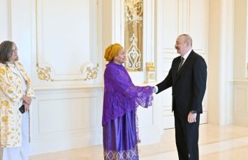 Президент Азербайдажана принял заместителя генсека ООН-ФОТО