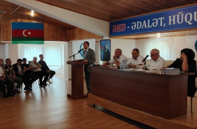 ƏHD Partiyası Ali Məclisinin növbəti iclası keçirilib - FOTOLAR