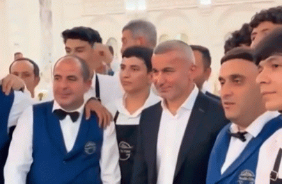 Qurban Qurbanovun ofisiantlarla BU GÖRÜNTÜLƏRİ gündəm oldu - VİDEO