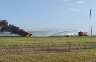 Летающие машины столкнулись в Китае-ВИДЕО