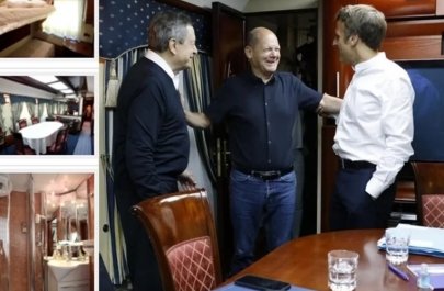Qərb liderlərini Kiyevə gətirən qatarın sirləri... - FOTO
