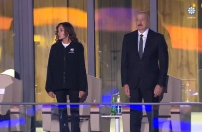 Prezident və xanımı III MDB Oyunlarının açılış mərasimini izlədi - YENİLƏNİB + VİDEO