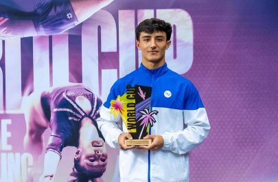 Azərbaycan gimnastı Dünya kuboku seriyasının qalibi oldu