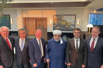 Allahşükür Paşazadə ABŞ-də səfərdədir - FOTO