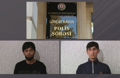 Göyçayda soyğunçuluq edənlər həbs olundu - VİDEO