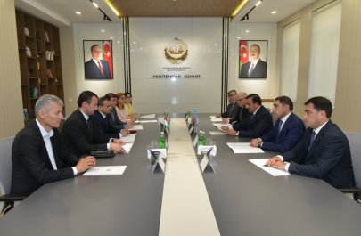 Tacikistan nümayəndə heyəti Azərbaycanın penitensiar və probasiya təcrübəsi ilə tanış oldu - FOTO