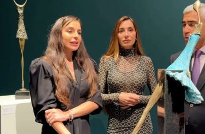 Leyla Əliyeva “Q Gallery Berlin”dən paylaşım etdi - VİDEO