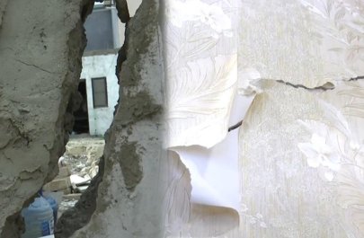 “Hər an böyük faciə baş verə bilər” - Bakıda 10 ailənin həyatı təhlükədədir - VİDEO