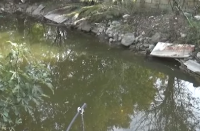 1 yaşlı Səmanın düşdüyü arxın GÖRÜNTÜLƏRİ