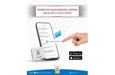 Məhkumluq arayışını bir kliklə əldə edə bilərsiniz! - DİN-dən yenilik (VİDEO)