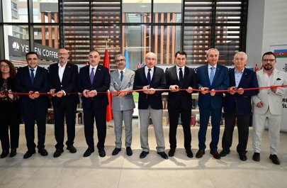 Antalya Kitabxanasında Azərbaycan bölməsinin açılışı olub - FOTOLAR