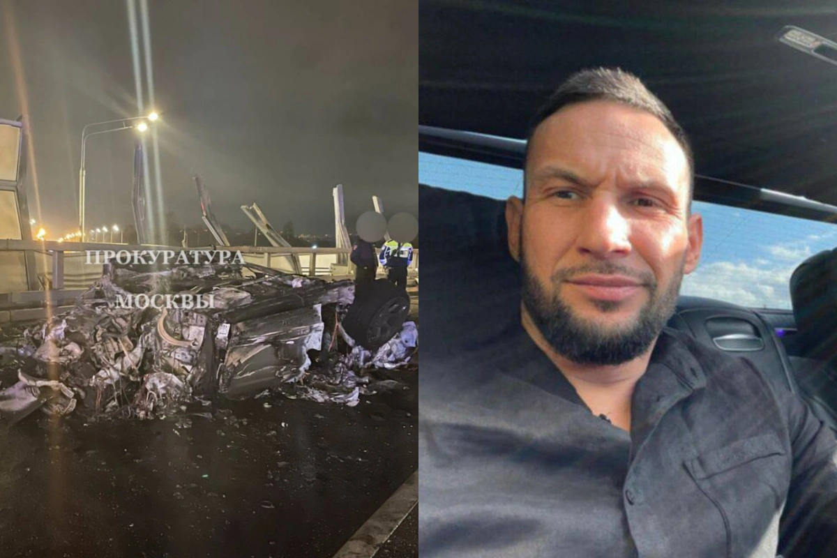 Moskvada kriptobiznesmen lüks avtomobildə qəzaya düşərək həlak oldu - FOTO/VİDEO