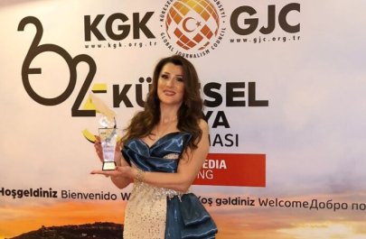 Gülyanaq Məmmədova Türkiyədə mükafata layiq görüldü - FOTO