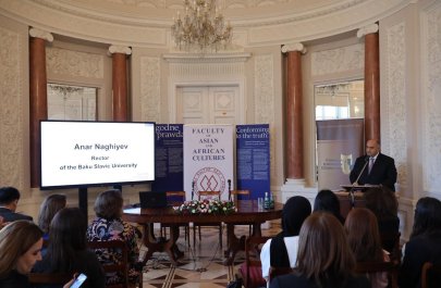 BSU-nun rektoru Varşava Universitetində çıxış edib - FOTOLAR