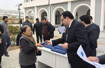 Növbəti köç karvanı Xıdırlı kəndinə çatdı, açarlar təqdim edildi - FOTOLAR