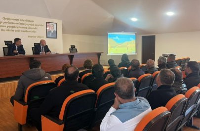 Keçmiş məcburi köçkünlər mina təhlükəsi ilə bağlı maarifləndirildi - FOTOLAR