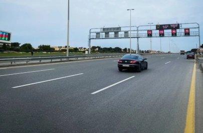 Aeroport yolundakı qəzanın ANBAAN GÖRÜNTÜLƏRİ