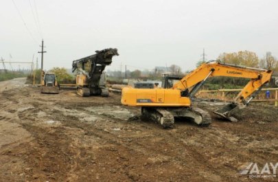 Lənkəranda iki körpü yenidən inşa edilir - FOTOLAR