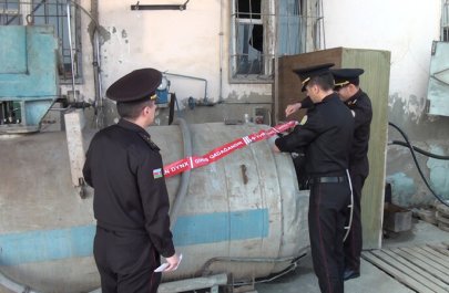 Sumqayıtda oksigen balonlarının doldurulması sexinin fəaliyyəti dayandırıldı - FOTO/VİDEO