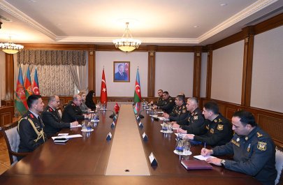 Azərbaycan-Türkiyə hərbi əməkdaşlığı müzakirə edildi - FOTO/VİDEO