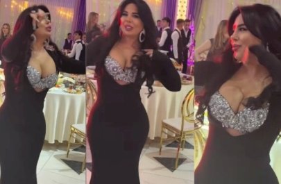 Dar libas, dekolte... – “Pişik Günel” sosial şəbəkəni qarışdırdı + VİDEO