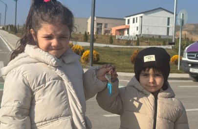 Növbəti köç karvanı Horovlu və Sos kəndinə çatdı, açarlar təqdim olundu - FOTOLAR